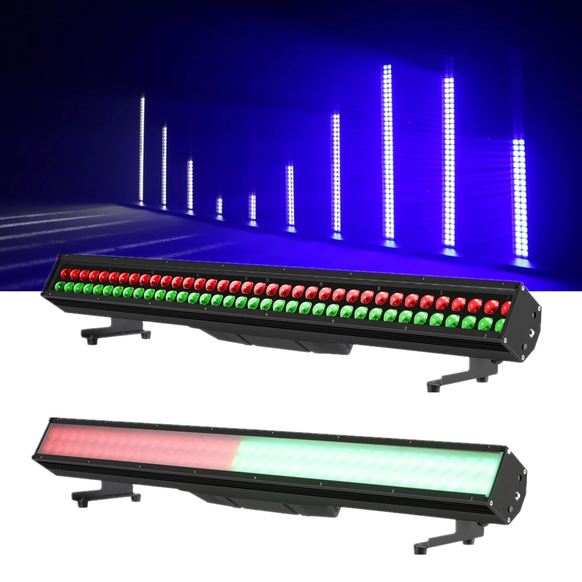 Outdoor IP65 72*4W RGBW 4in1 Pixel LED Wash Wall Curtain Light DJ Disco Party Stage Light Effect