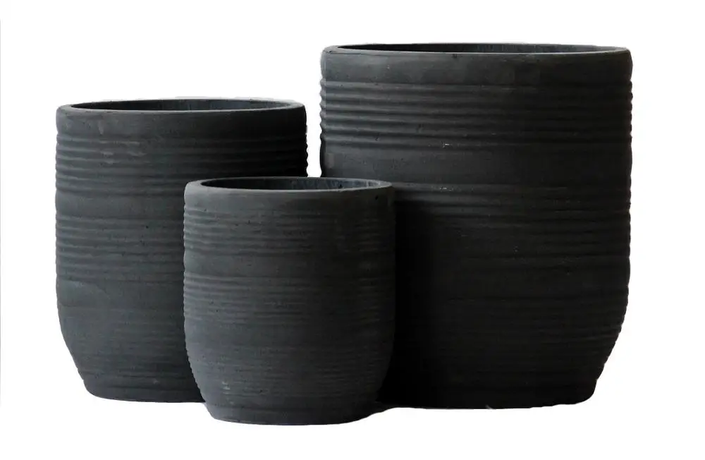 Antique Fiber stone flower pot set of 3