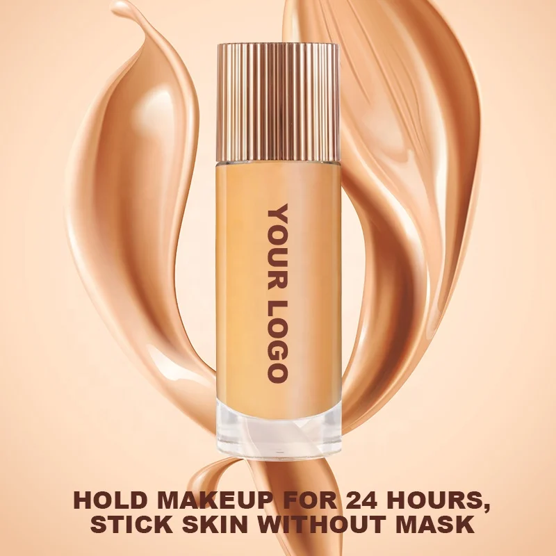 High Quality Foundation Full Cover Waterproof Oil-free Foundation Makeup Liquid Foundation Makeup Waterproof And Matte