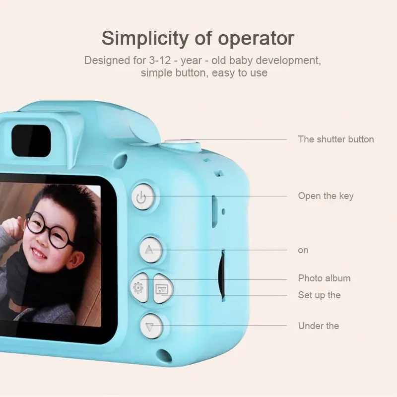 Hd Mini Cameras Toys 1080p Digital Children Print camera Gifts Toys Funny Kids Cams Instant Camera