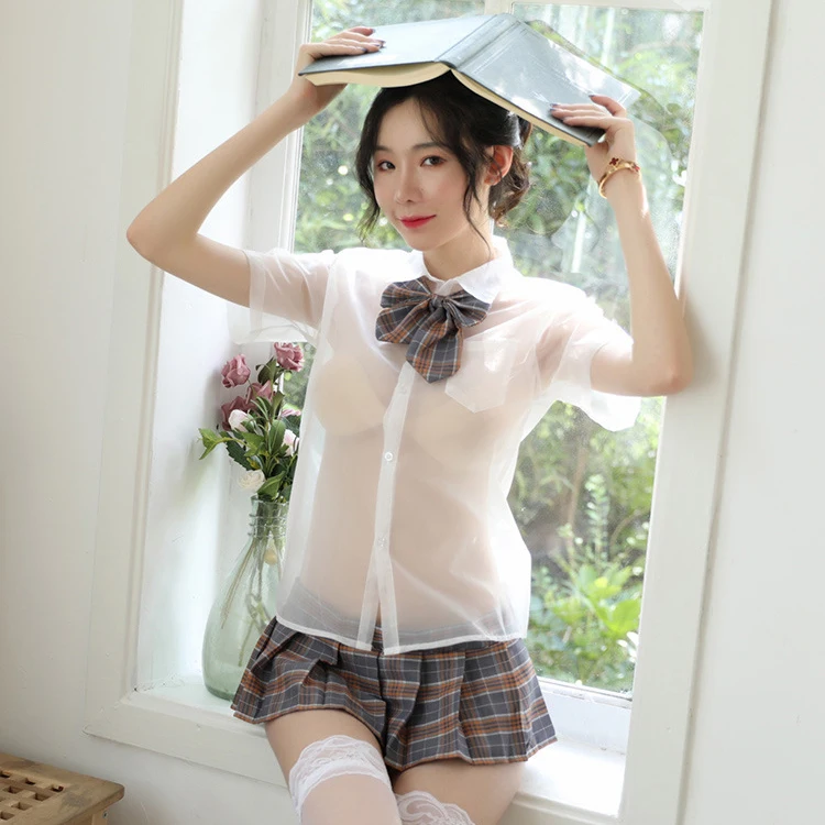 
Cute and charming sexy professional clothing transparent sexy underwear temptation sexy cosplay 