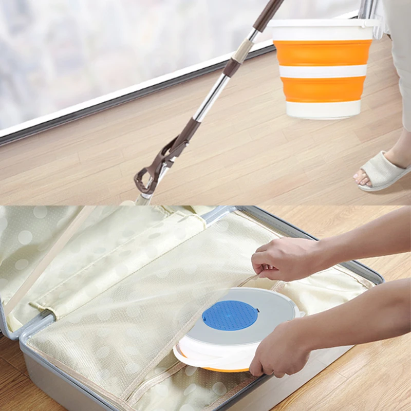 Wholesale OEM Multiple Types Collapsible Plastic Bucket Bright Color PVC Material Beach Folding Bucket