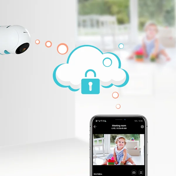  Китайская Wi-Fi Ptz камера видеонаблюдения для