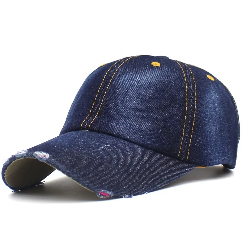 Brand Denim Jeans Vintage Men Baseball Cap Women Snapback Hats Caps For Men Summer Bone Gorras Casquette Male Baseball Hat Cap