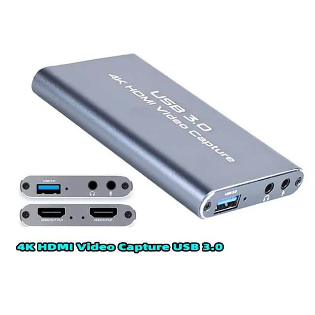  Карта видеозахвата fjgear capturadora 4K HDMI 1080p usb3.0 HD-устройство с
