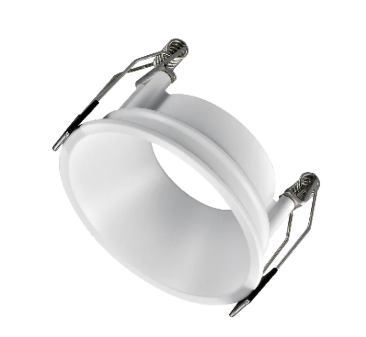 New Round Slim Bezels Anti glare Ceiling Light Frame Led Downlight Recessed Fixed Fitting MR16 Lamp GU10 Spotlight Fixture (1600216443816)