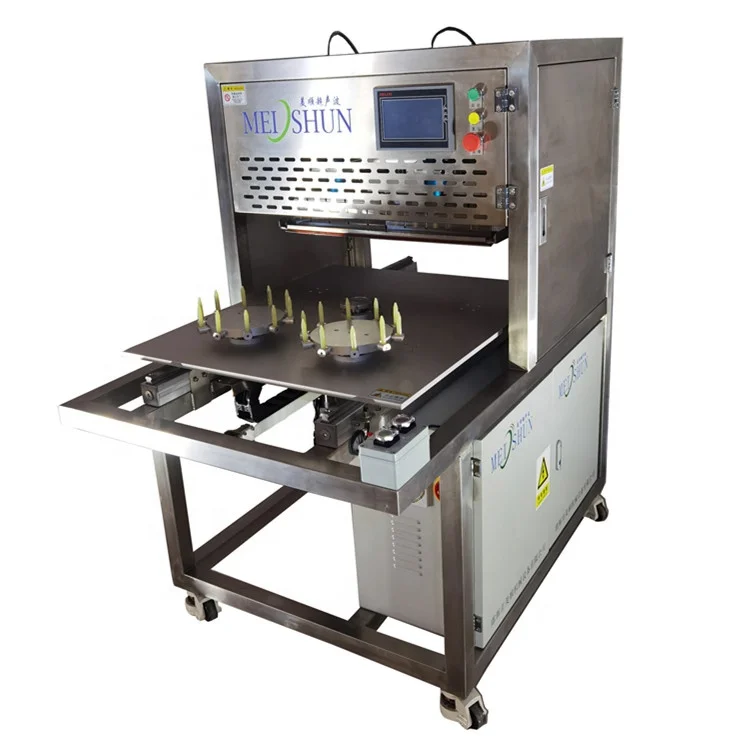Automatic Bundt Cake Hollow cake piece cutter slicer bakery equipment ultrasonic cake cutting machine
