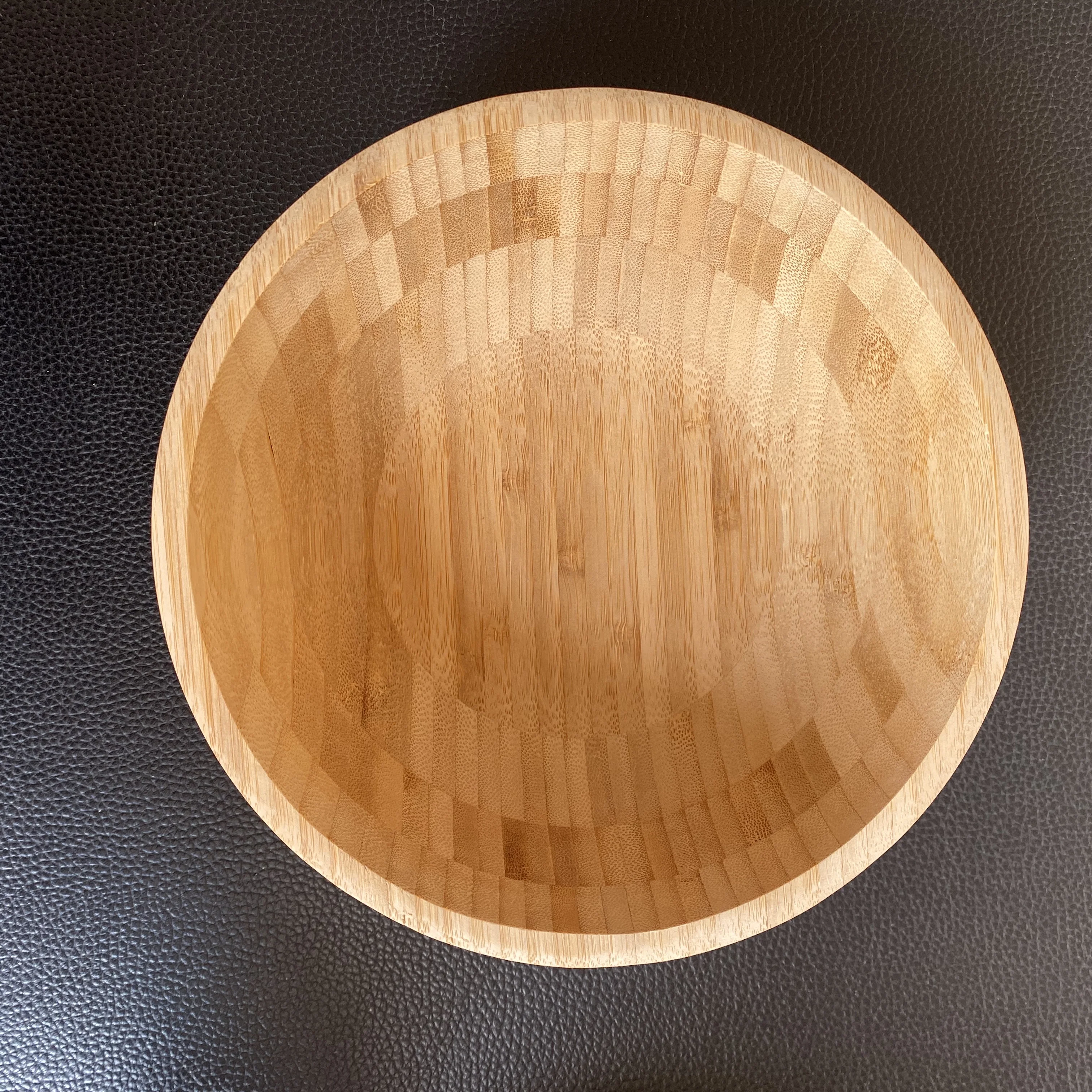 Hot Trend Durable Natural Bamboo Bowl Eco-friendly Wood Soup/salad/ Fruit/ Snack Bowl Decor