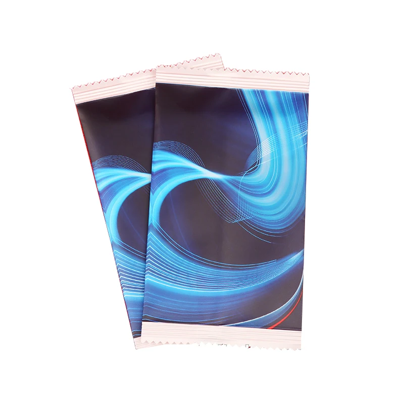 OEM/ wholesale single packed disposable wet wipes logo printing wet tissue refreshing wipes