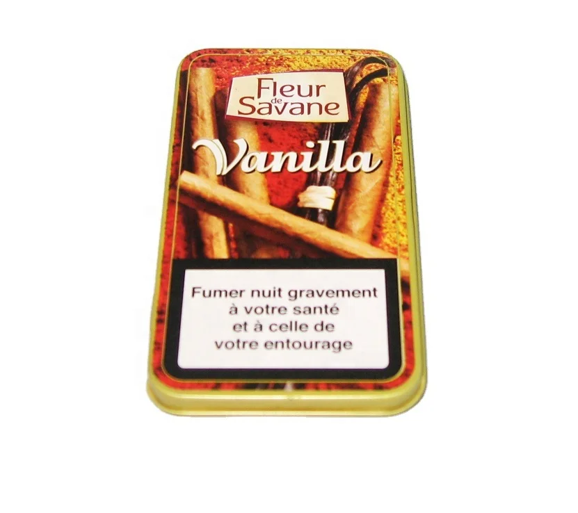 Manufacture Hot Sale Customize Food Safe Slim Metal Cigar Tobacco Cigarette Tin Case Box