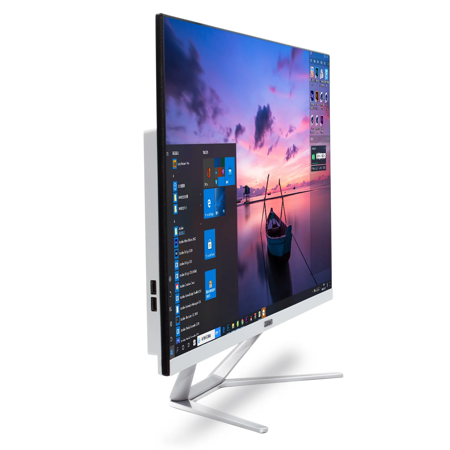  Core i3 9100F 8 ГБ ОЗУ 512 SSD Шэньчжэнь точка продажи большой экран TV Все-в-одном ПК