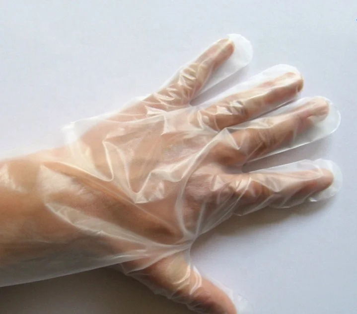 Cheap Price Disposable Kitchen Food Gloves CPE TPE Material  PE Gloves for Barber Beauty Salon