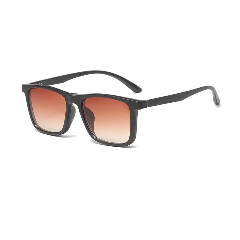 2024 очки DL оптовая продажа в оправе ночного видения Oculos UV400 поляризованные квадратная Магнитная застежка 5 1 для солнцезащитных очков