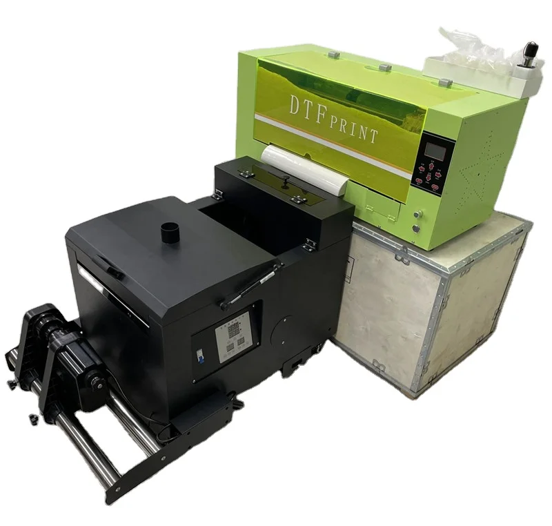 white ink A3 Double dual XP600 HEAD roll to roll PET FILM  DTF printer for Epson sublimation transfer printer