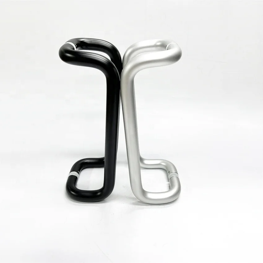 Back To Back Aluminium Offset Door Pull Handle