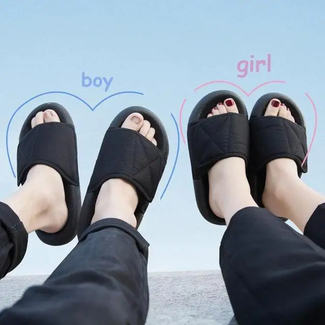 New trend thick sole unisex slides shoes summer beach sandals and slippers women