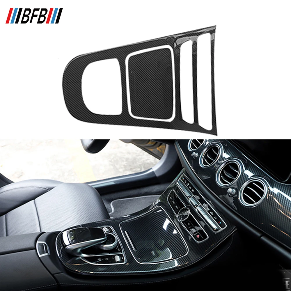BFB Carbon Fiber Car Accessories Real Dry Carbon For Mercedes Benz All New E Class W213 Full Interior Trim Panel Dashboard Cover