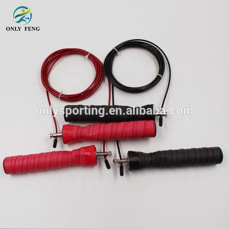 Sweatband Handles Steel Wire Skipping  Jump Rope