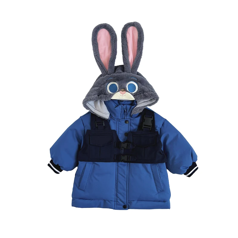 OEM Factory Wholesale Custom Winter Jackets Girls Parka Kids Clothes Winter Baby Puffer Jacket