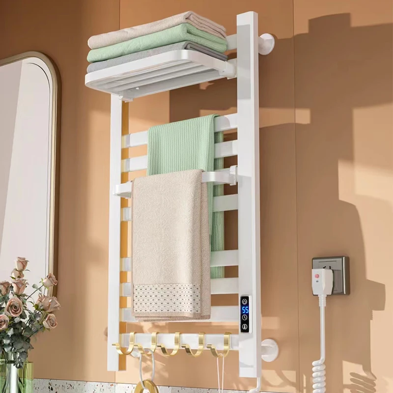 CE Certificated Wall Mounted Clothes Radiator Aluminum Modern Heated Electric Heating Heat Towel Rack Towel Dryer
