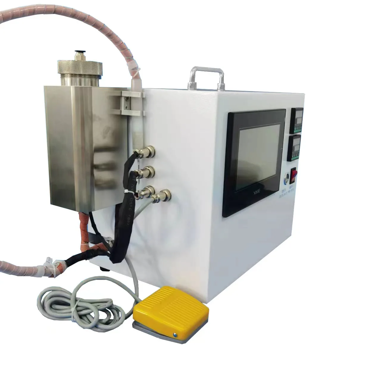 UKETA AIO disposable all in one thick oil filling machine .5ml 1ml 2ml empty pen filler preheat liquid cartridge filling machine