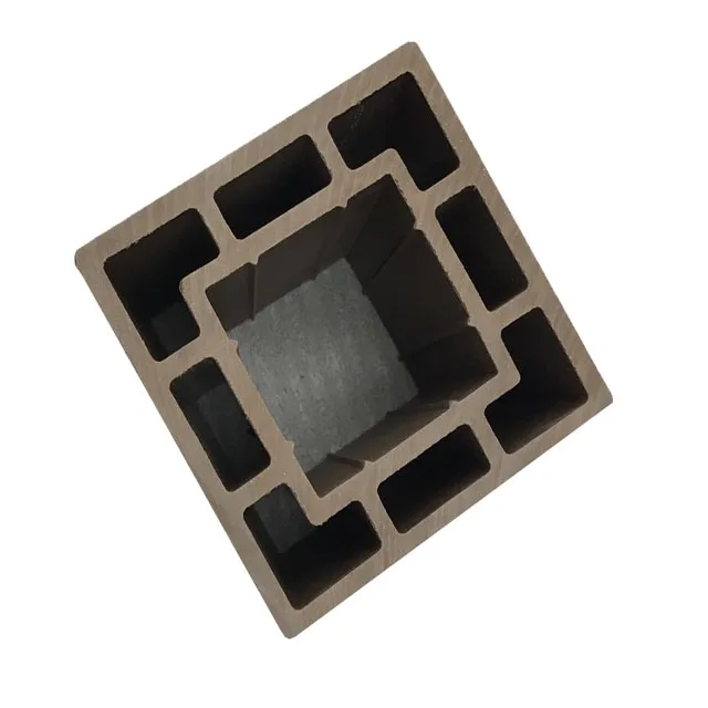 Переработанная древесина для наружного сада, балкона, патио, балясины, столб забора, столб, колонна, строительный материал 150*150 мм, квадратная трубка из ДПК