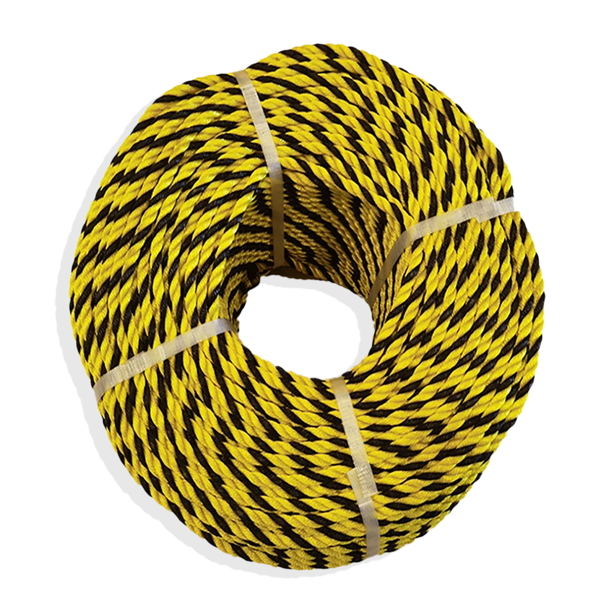 Большое количество скидок экспорт ellow и черный цвет вывеска веревка производитель Пластмасс тигровый веревка для Китая предупреждающий знак веревка