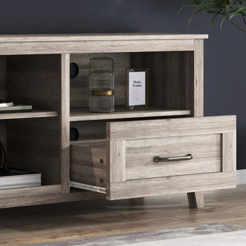 Stock In America Mid Century 70 Inch Long Media TV Console Table Modern Entertainment Center with Drawers
