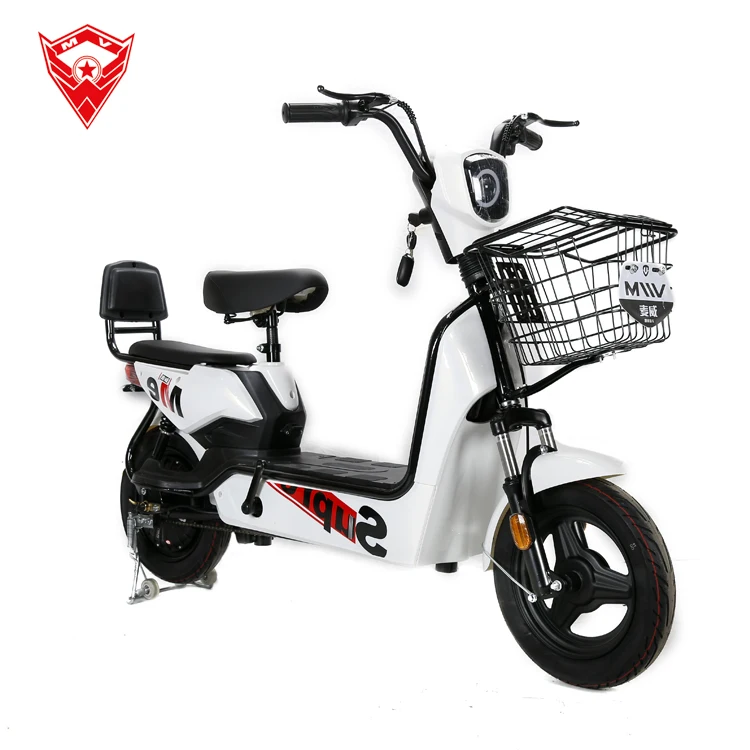 MacEV 2024 Powerful Removable 350w 48v Lithium Battery Adult Electric Scooter