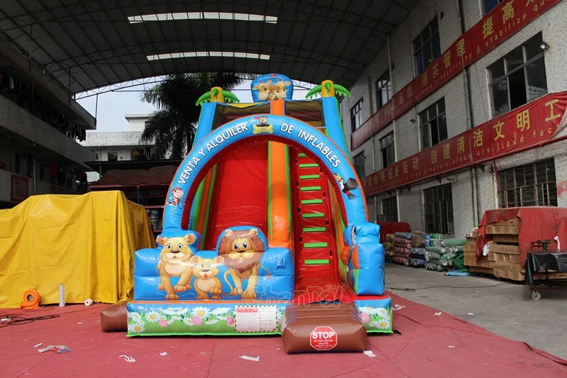 Надувная сухая горка для детей/гигантская надувная горка-батут