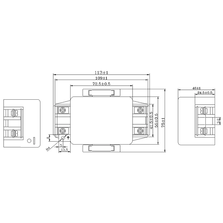 CW4L2-20A-S(002) Plant Oil Audio Power Filter Conditioner For Power Supply