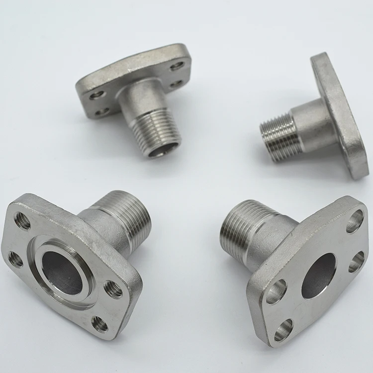 
Casting stainless steel pipe fitting ss304 316 female thread elbow tee 