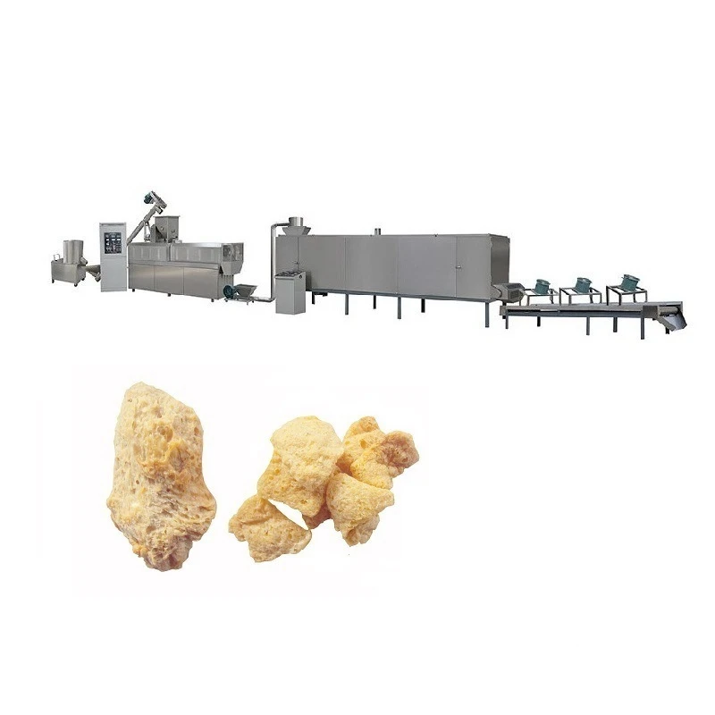 
TVP/TSP Soya Bean Protein Chunks Making Machine 