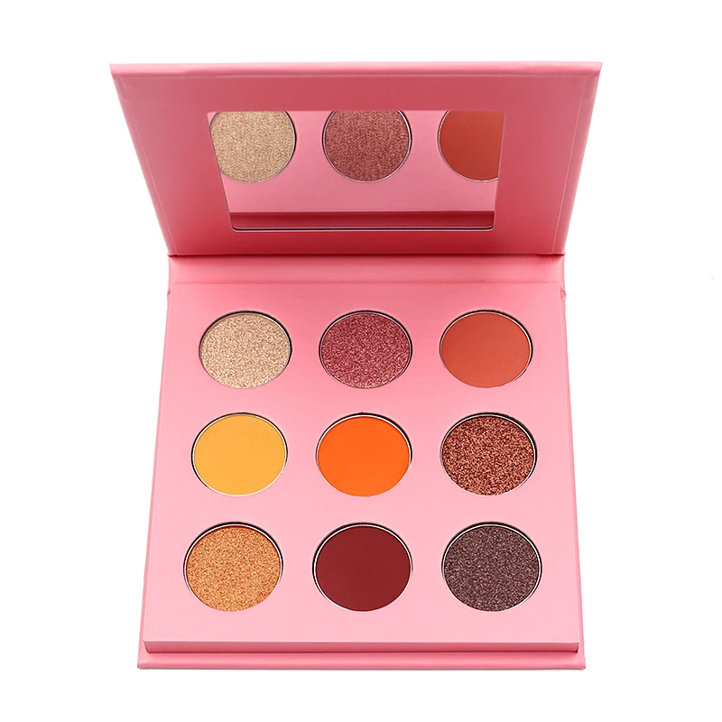 Eyeshadow Palette Private Label New Arrivals 9 Colors Shimmer Eye Shadow Kit Highly Pigment Nude Shimmer Eyeshadow