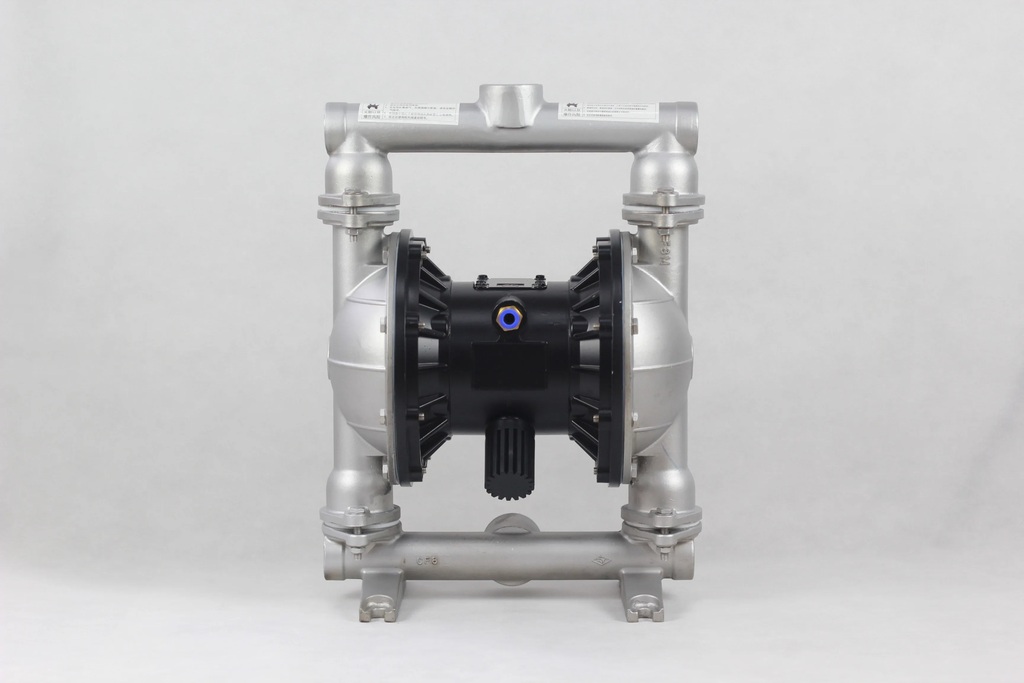 Plastic pneumatic diaphragm pump corrosion resistance acid and alkali chemical pump 1.5 inch into the export pump