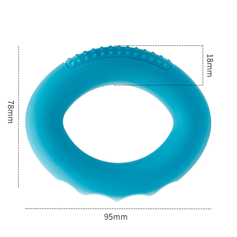 Silicone Hand Strengthener O Hand Gripper Carpal Expander Forearm Heavy Grip Training Digiflex Muscle Power Workout Alpha Gripz