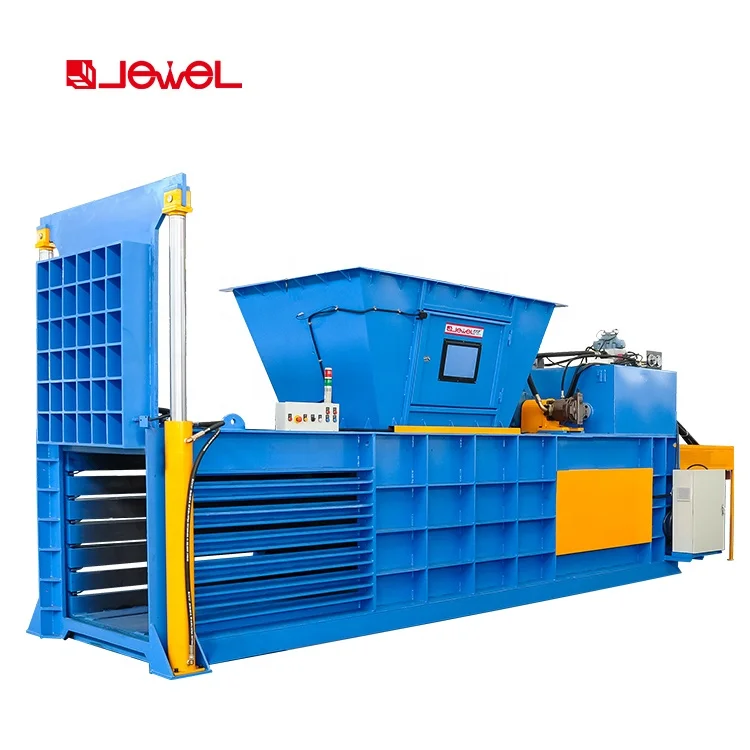 2022 JEWEL Hot sale horizontal cardboard baler/used cotton baler machine/Wiping rags packing machinery