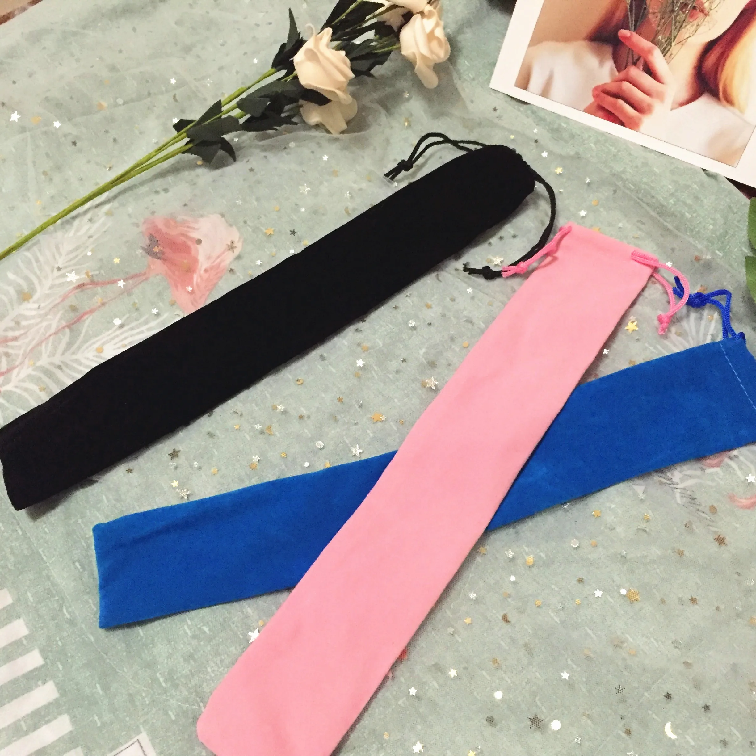 wholesale custom pen packaging case bag pencil pouch