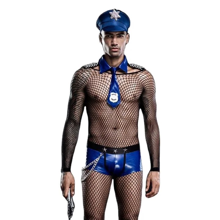 Sexy men costumes adult policeman cosplay police officer uniform