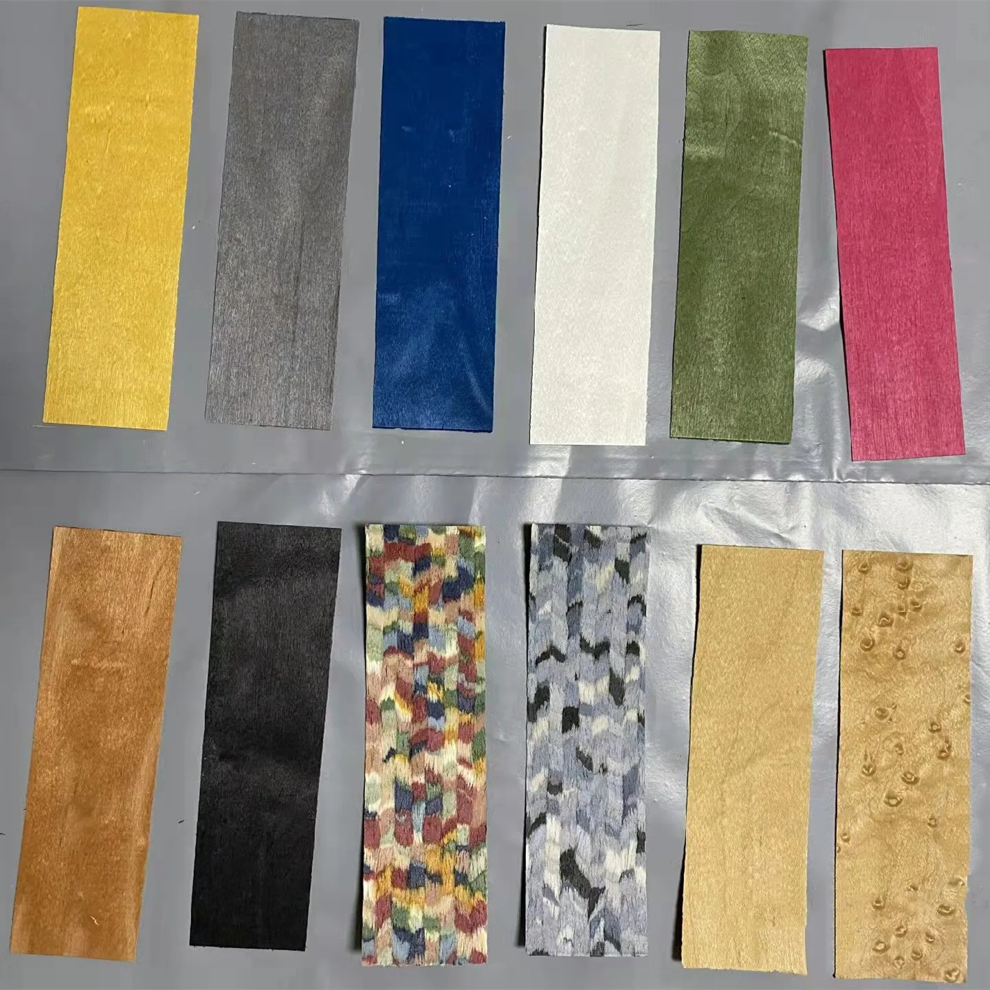 Muti color maple wood fingerboard veneer