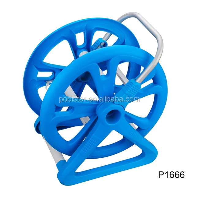 Portable ABS Hose Reel Cart for Swimming Pool Garden Hose Storage Reel for Cleaning for Pool Accessory