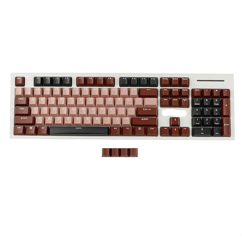 108 PBT Cherry Profile колпачки для ключей с двойной подсветкой стандартной 104 ANSI 87 61 MX механической клавиатурой