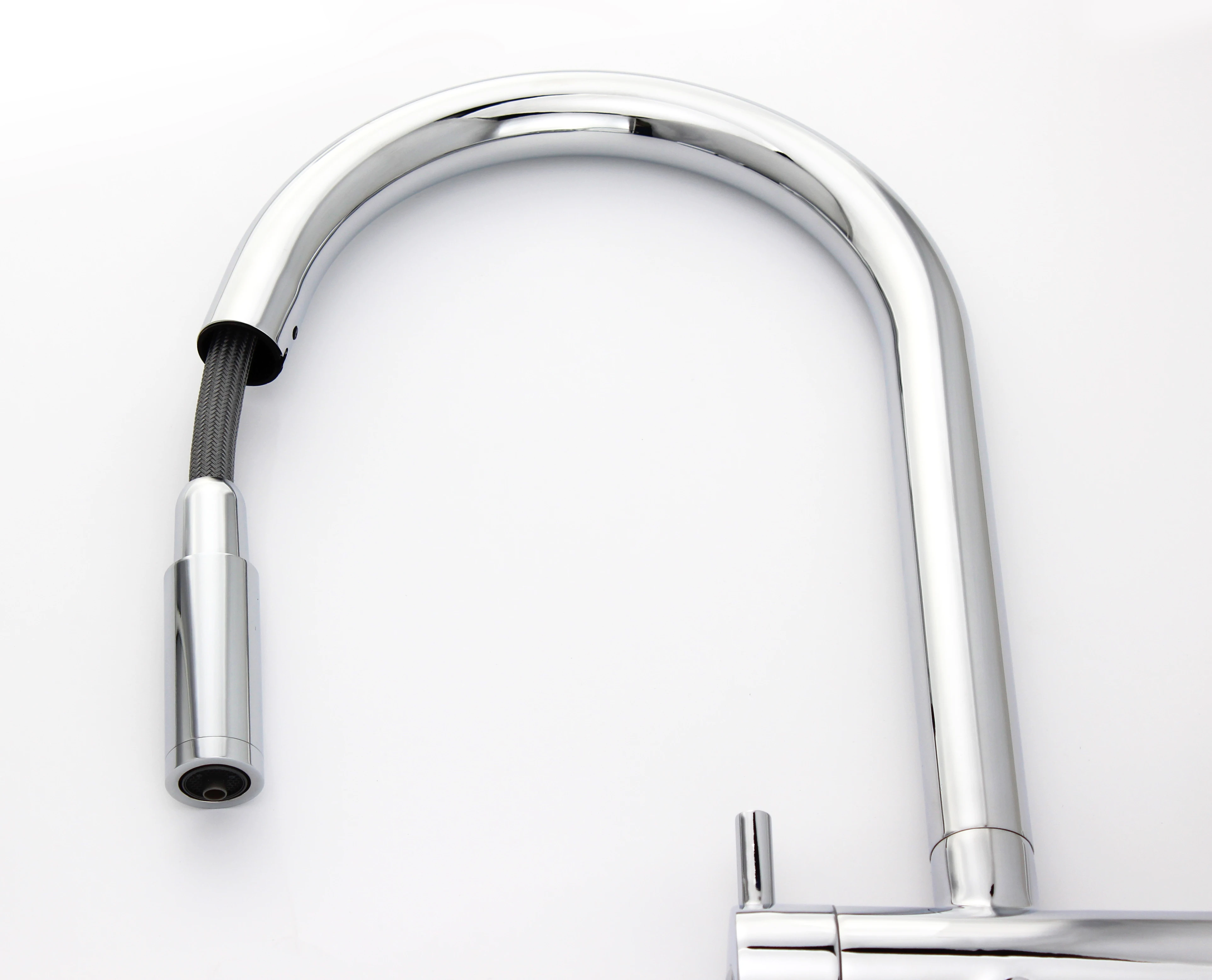 High Quality 3-Way Pull out Filter Tap Stainless Steel AISI 3-in-1 Purification Kitchen Mixer Faucet Chrome Finished