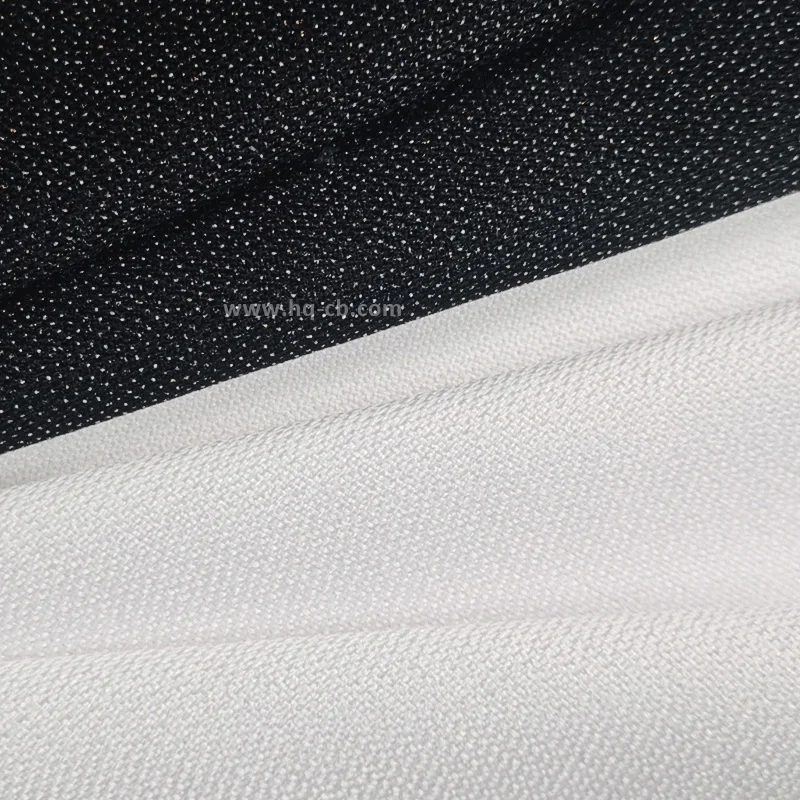 Manufacturers Direct Sale Coating Woven Fusible Interlining Polyester Fabric
