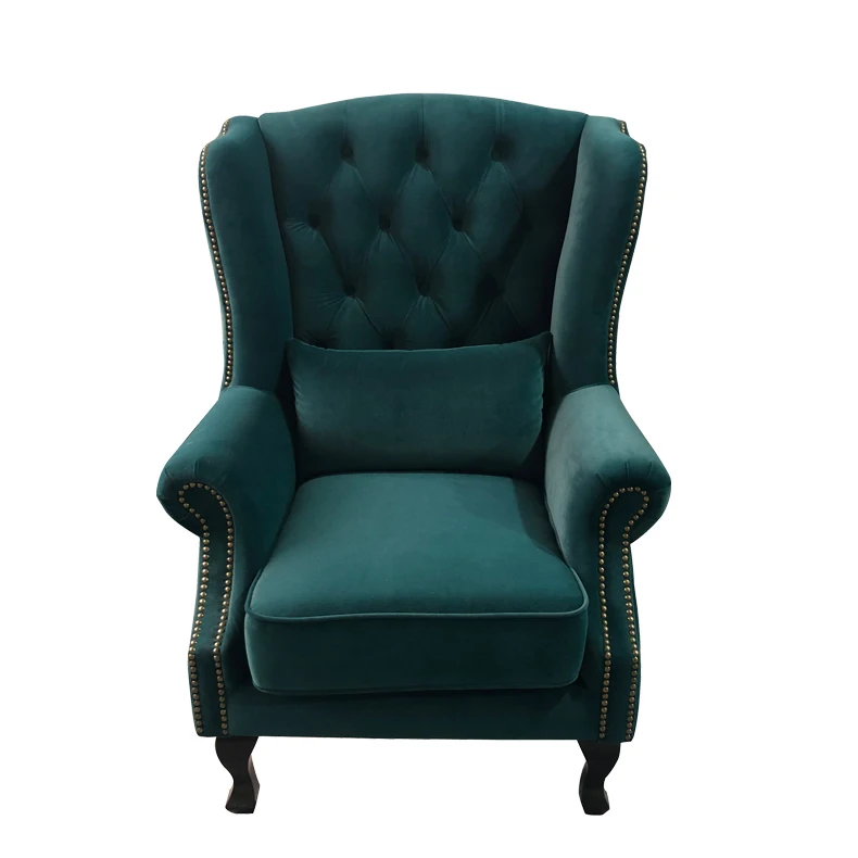 Recliner Soft Cushion Lounge Adult Leisure Reading Study  green Living Room Furniture Sofa Chair