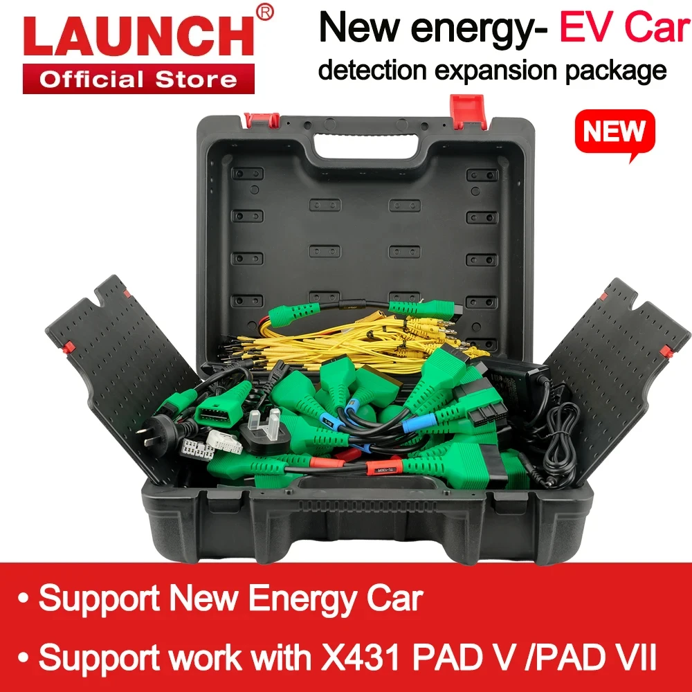 Launch New Energy EV Diagnostic Cable Work with X431 PAD V/ PAD VII On Electric Vehicles