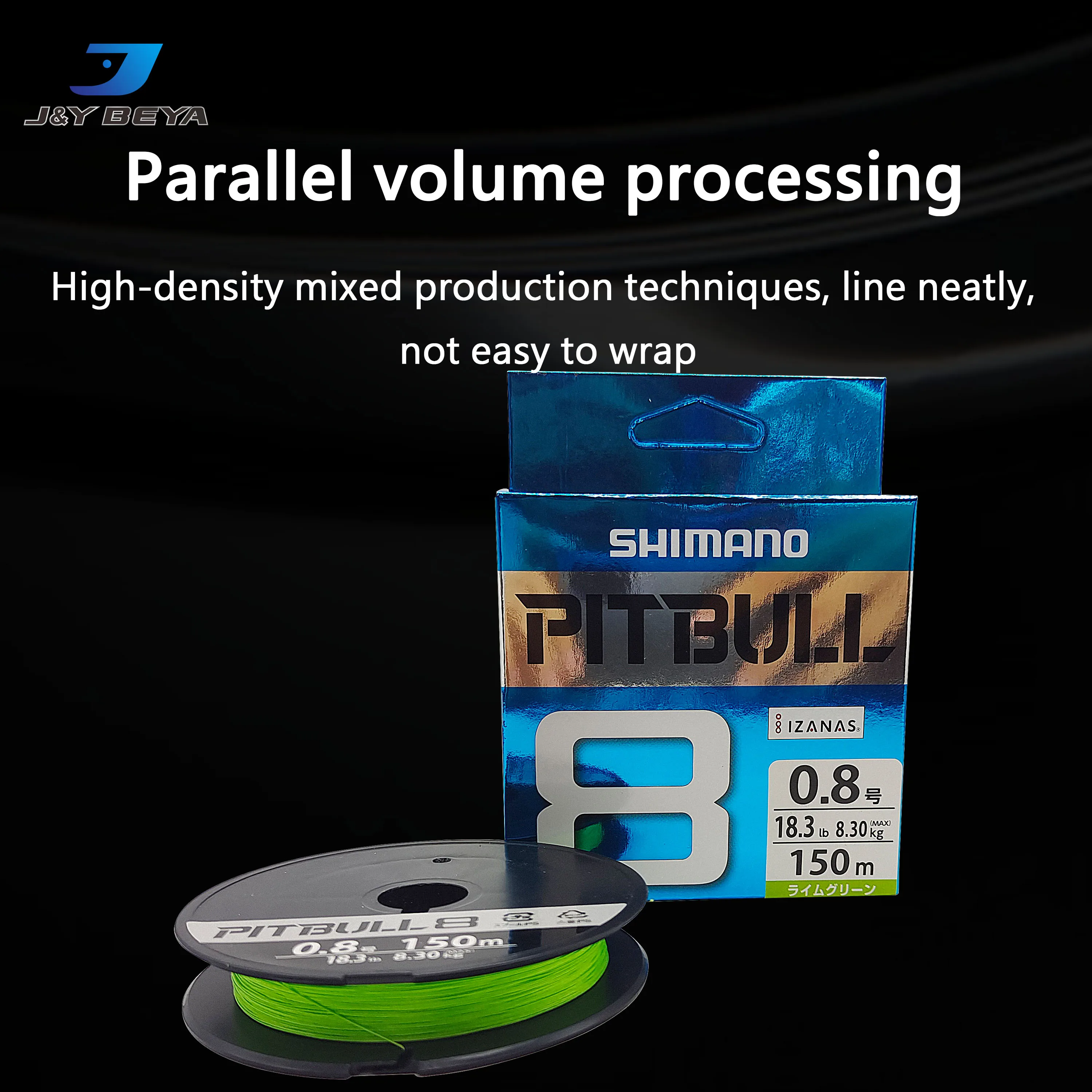 PE main line strong tension subline X8 braided anti-bite fishing line