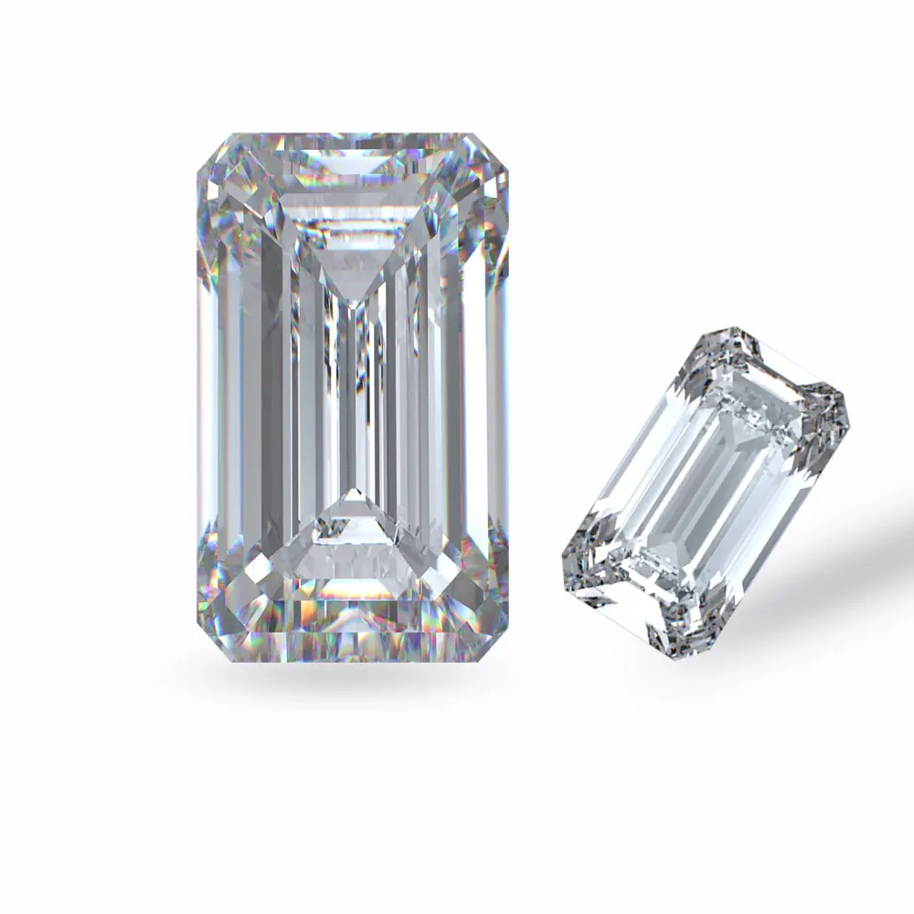 Synthetic Diamond windmill Emerald Cut Moissanite Parcels 7*9 mm Lab Moissanite Diamond DEF Color Loose Moissanite for Jewelry