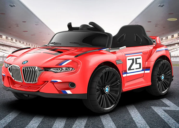 Children electric car tractor four wheel large seating with remote control men and women children rechargeable toy car baby car