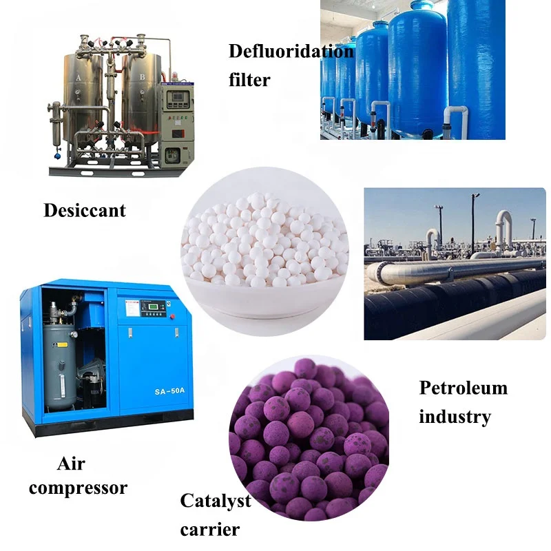 Activated Alumina Beads Remove Fluorine,Defluorination Activated Aluminium Ball Price Gas Treatment